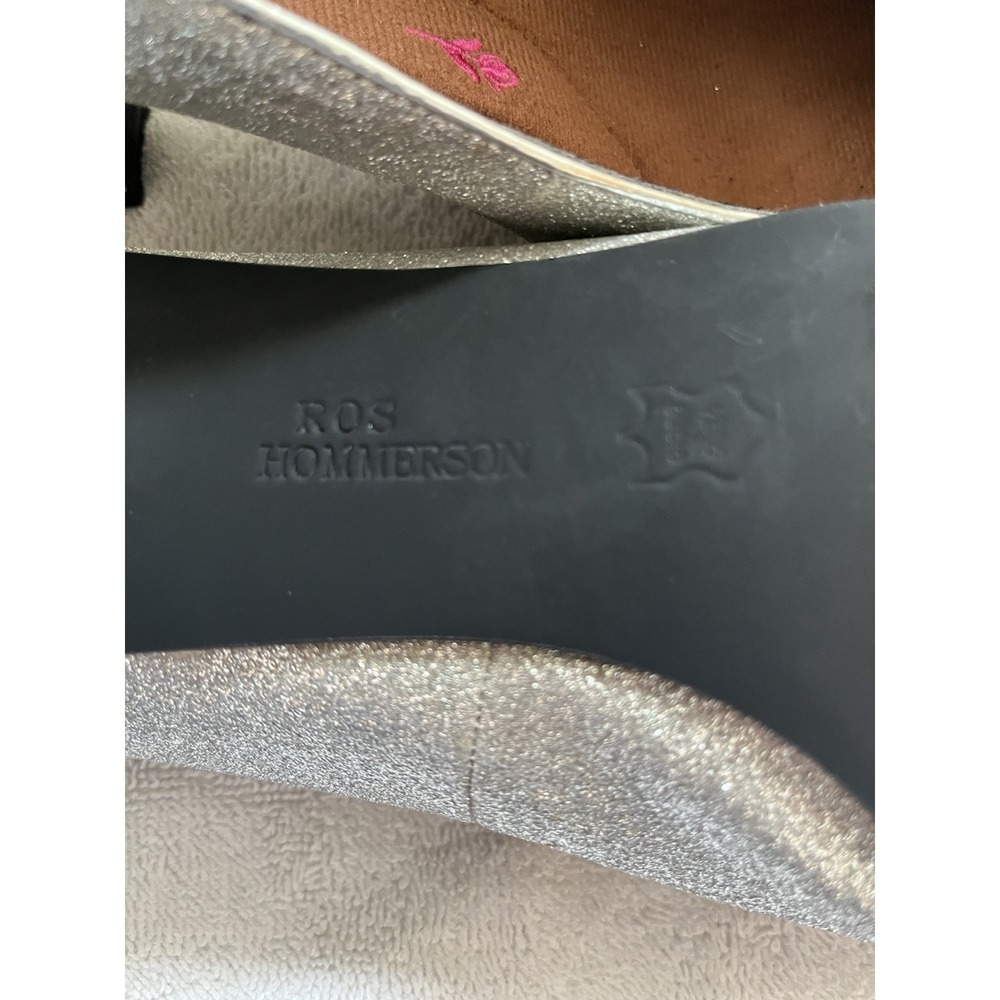 Ros Hommerson Sparkly Heels Size 11 Silver - Picture 6 of 13